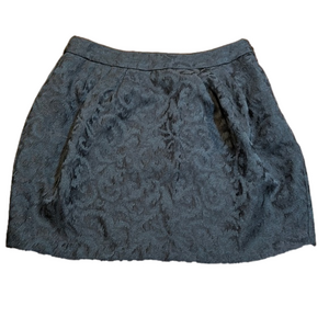 FOREVER 21 Black textured print fully lined Skirt Size L